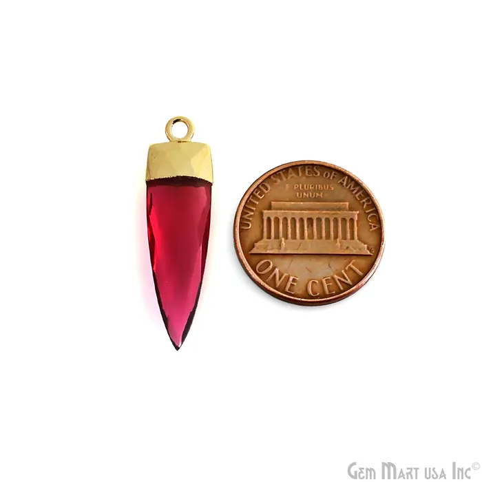 Triangle Shape Gold Electroplated Bracelet Charms Pendant Connector GemMartUSA Bracelets Triangle Shape Gold Electroplated Bracelet Charms Pendant Connector GemMartUSA Bracelets
