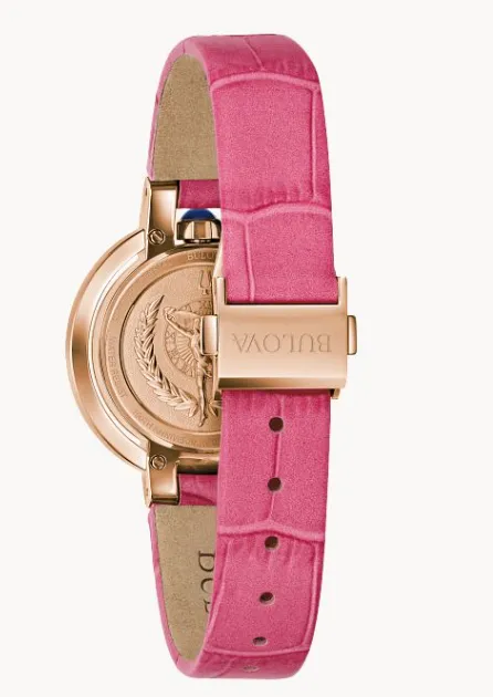 Watches Bulova Bulova Special Edition Rubaiyat Spring Pink Sapphire Womens Watch I9185