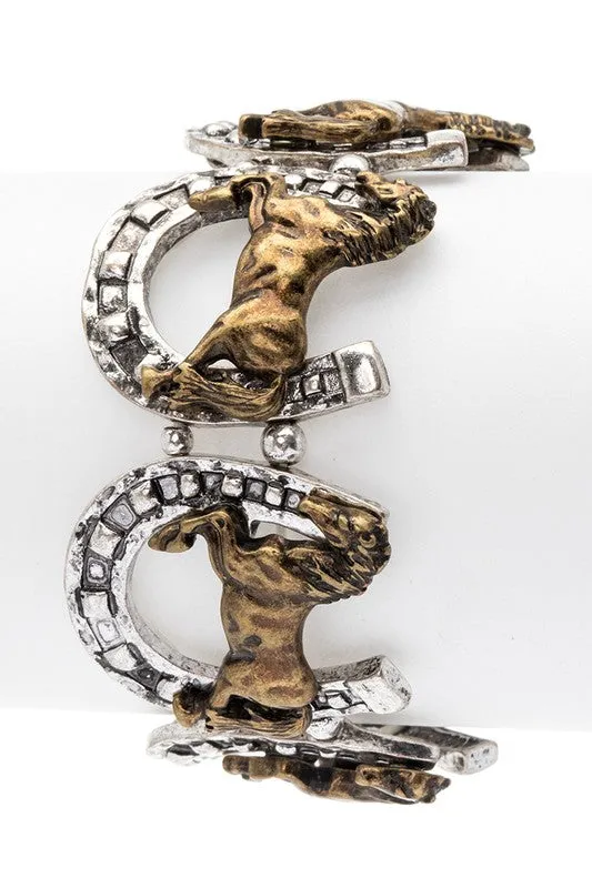 Western Horse Stretch Bracelet LA Jewelry Plaza Bracelets