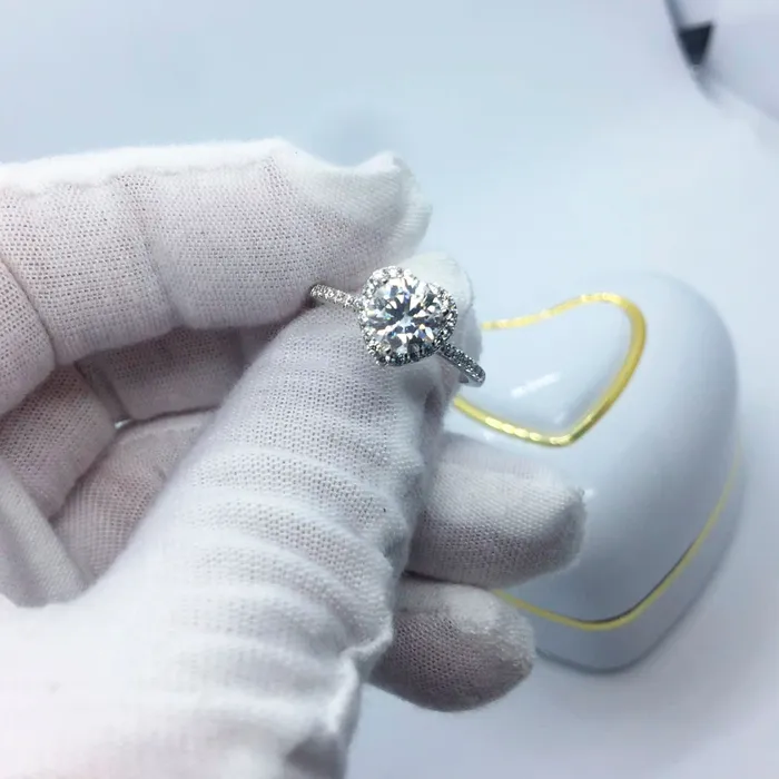 Womens Engagement Ring Womens Moissanite Wedding Ring Moissanite Diamond Heart Ring Lab Diamonds London Rings