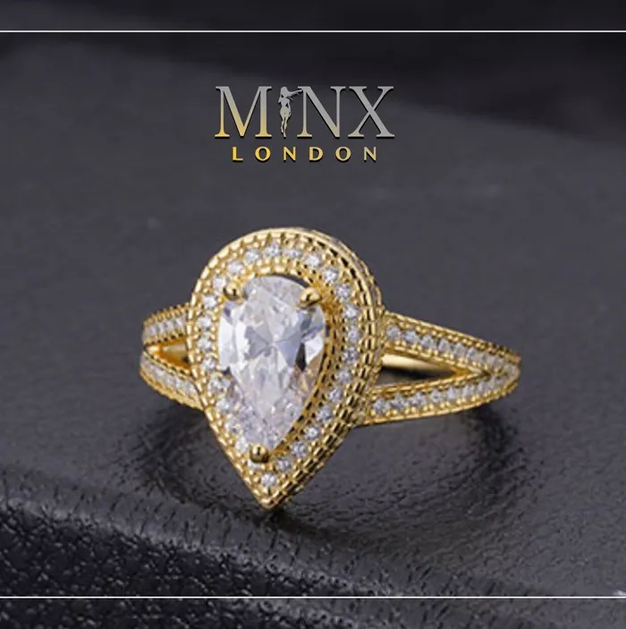 Womens Gold Engagement Ring Pear Shape Ring Gold Pear Shape ring Gold Diamond Ring Teardrop Engagement Ring Teardrop Ring Minx London Rings Womens Gold Engagement Ring Pear Shape Ring Gold Pear Shape ring Gold Diamond Ring Teardrop Engagement Ring Teardrop Ring Minx London Rings