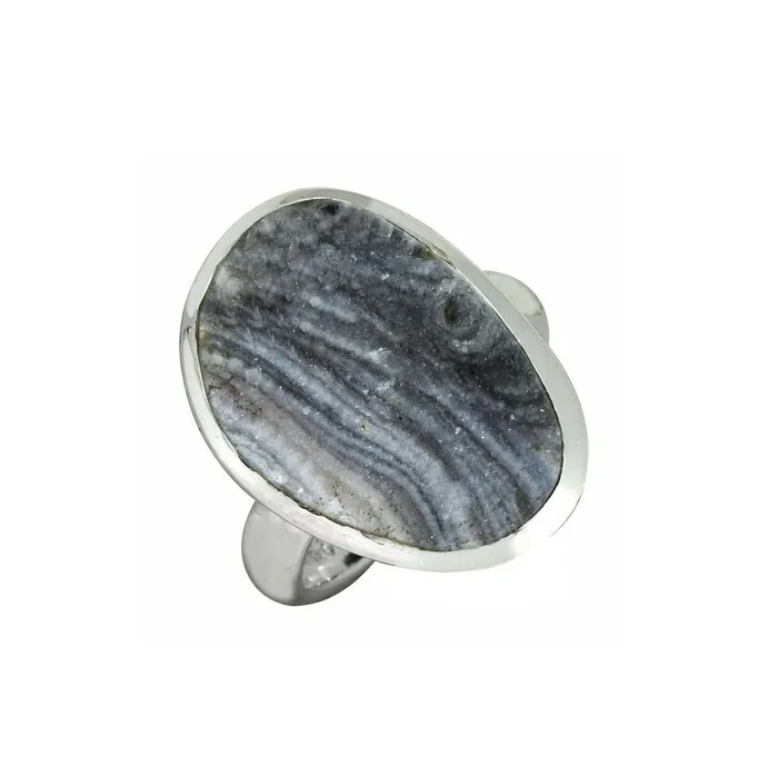YoTreasure Desert Druzy Solid 925 Sterling Silver Ring Jewelry Rings
