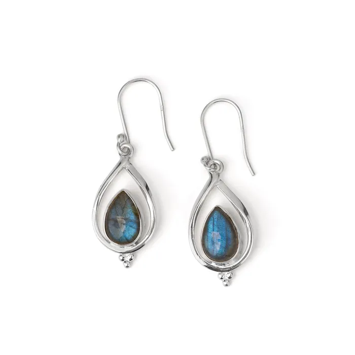 YoTreasure Labradorite Solid 925 Sterling Silver Dangle Earrings Jewelry Earrings YoTreasure Labradorite Solid 925 Sterling Silver Dangle Earrings Jewelry Earrings